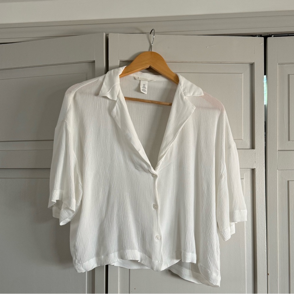 H&M Flowy Resort Shirt